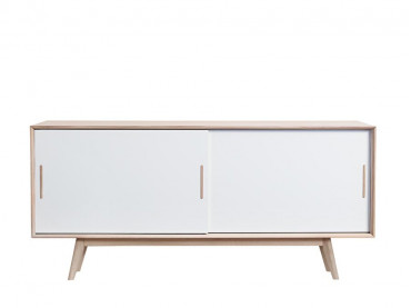 Petit buffet scandinave modèle S4 pieds bois.