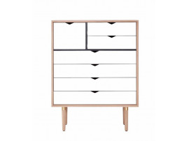 Buffet scandinave modèle S8 blanc. 