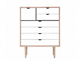 Buffet scandinave modèle S8 blanc. 