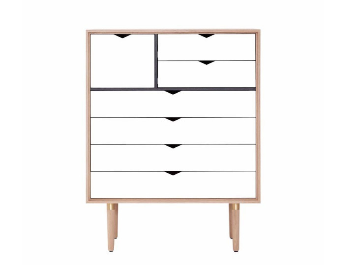 Buffet scandinave modèle S8 blanc. 