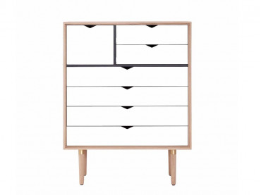 Buffet scandinave modèle S8 blanc. 