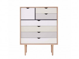 Scandinavian  sideboard S8 multicoloured.