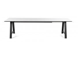 Scandinavian Extendable Dining Table model T1 laminate or linoleum , 160 cm to 310 cm . 6/12 seats.  