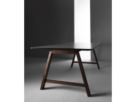 Table de repas  scandinave à rallonge modèle T1. Stratifié ou linoléum. De 160 cm à 310 cm. 6/12 pers