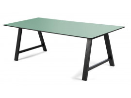 Table de repas  scandinave à rallonge modèle T1. Stratifié ou linoléum. De 160 cm à 310 cm. 6/12 pers