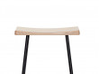 Tabouret de bar scandinave modèle HC2 chêne. H65 cm ou H79 cm. 