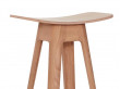 Tabouret de bar scandinave modèle HC1 chêne. H67 cm ou H80 cm. 