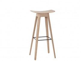 Tabouret de bar scandinave modèle HC1 chêne. H67 cm ou H80 cm. 