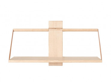 Scandinavian Wood Wall Shelf 