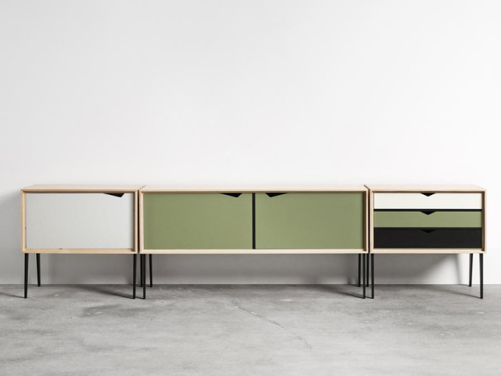 Systeme scandinave modulable mural Modèle S2-32 | Galerie Møbler