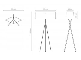 Finnish floorlamp model Large 93