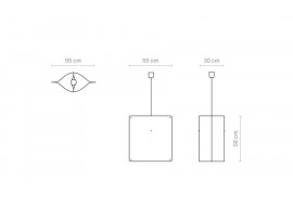 Finnish pendant model Square 55