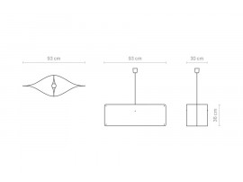 Grande suspension modèle Large 93