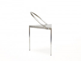 Triangolo chair. Stainless steel. 