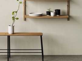 Banc scandinave modèle Adam. Chêne. 120 cm. 