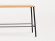 Banc scandinave modèle Adam. Chêne. 120 cm. 