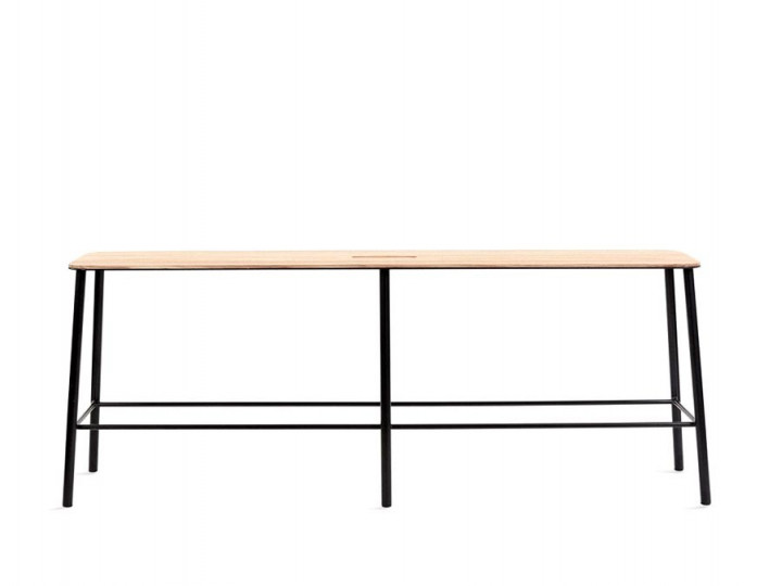 Banc scandinave modèle Adam. Chêne. 120 cm. 