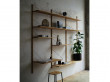 Shelf library H : cm. 2 rails. 