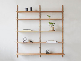 Shelf library H : cm. 2 rails. 