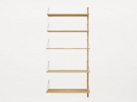 Shelf library H : cm. 2 rails. 