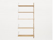 Shelf library H : cm. 2 rails. 