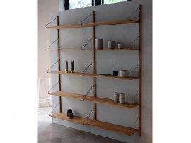 Shelf library H : cm. 2 rails. 