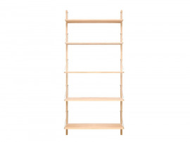 Shelf library H : cm. 2 rails. 