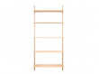 Shelf library H : cm. 2 rails. 