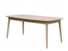 Table de repas scandinave à rallonges, modèle 120, 6/10 pers.