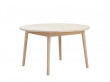 Extendable round dining table model 122, 6/10 seats