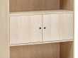 Scandinavian bookcase model 500D in oak