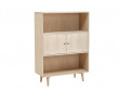 Scandinavian bookcase model 500D in oak