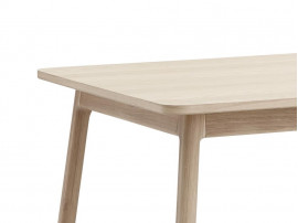 Table de repas scandinave à rallonges, modèle 700 6/12 pers