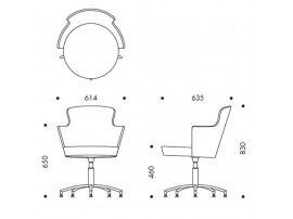 Zen  HR I 4705 Conference Chair. 