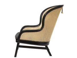 Fauteuil scandinave modèle Dandy black. 