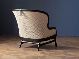 Fauteuil scandinave modèle Dandy black. 