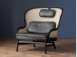 Fauteuil scandinave modèle Dandy black. 