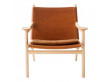 Fauteuil scandinave modèle Hedwig. Cuir