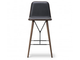 Tabouret de bar scandinave modèle Spine 1731 avec dossier. 68 cm ou 74 cm 