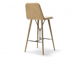 Tabouret de bar scandinave modèle Spine 1731 avec dossier. 68 cm ou 74 cm 