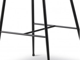 Spine bar stool 1931 with backrest. Metal base. 68 cm ou 74 cm