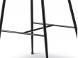 Spine bar stool 1931 with backrest. Metal base. 68 cm ou 74 cm