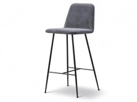 Spine bar stool 1931 with backrest. Metal base. 68 cm ou 74 cm