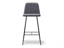 Spine bar stool 1931 with backrest. Metal base. 68 cm ou 74 cm