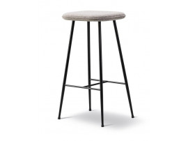 Tabouret de bar scandinave modèle Spine 1936. Base métallique. 68 cm ou 74 cm