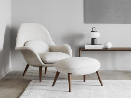 Fauteuil scandinave modèle Swoon