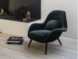 Fauteuil scandinave modèle Swoon