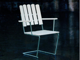 A2 outdoor armchair galvanized steel base. 