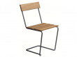 Chair 1.  Galvanized steel base.