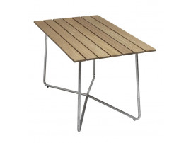 Outdoor table B25A 120 cm. Galvanized steel base. 